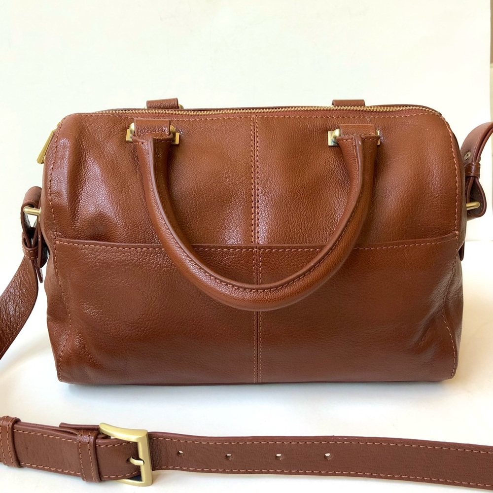RACHEL Rachel Roy Gorgeous Cognac Glazed Vachetta Leather - Picture 3 of 14
